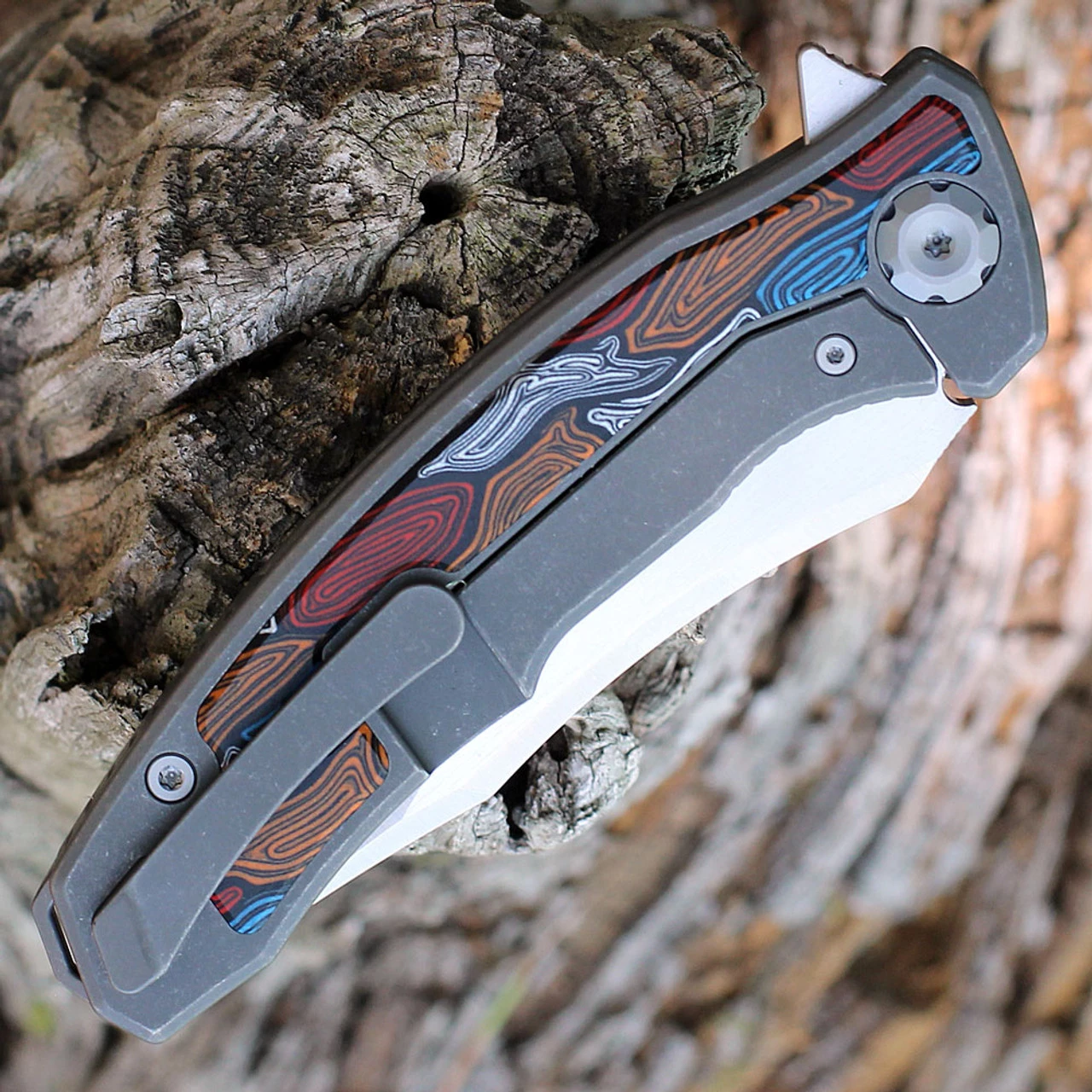 Maxace Halictus 2.0 - Gray Ti /G10 (3.8" M390 Satin) MHLT203 6 Maxace Halictus 2.0 - Gray Ti /G10 (3.8" M390 Satin) MHLT203 - Image 4