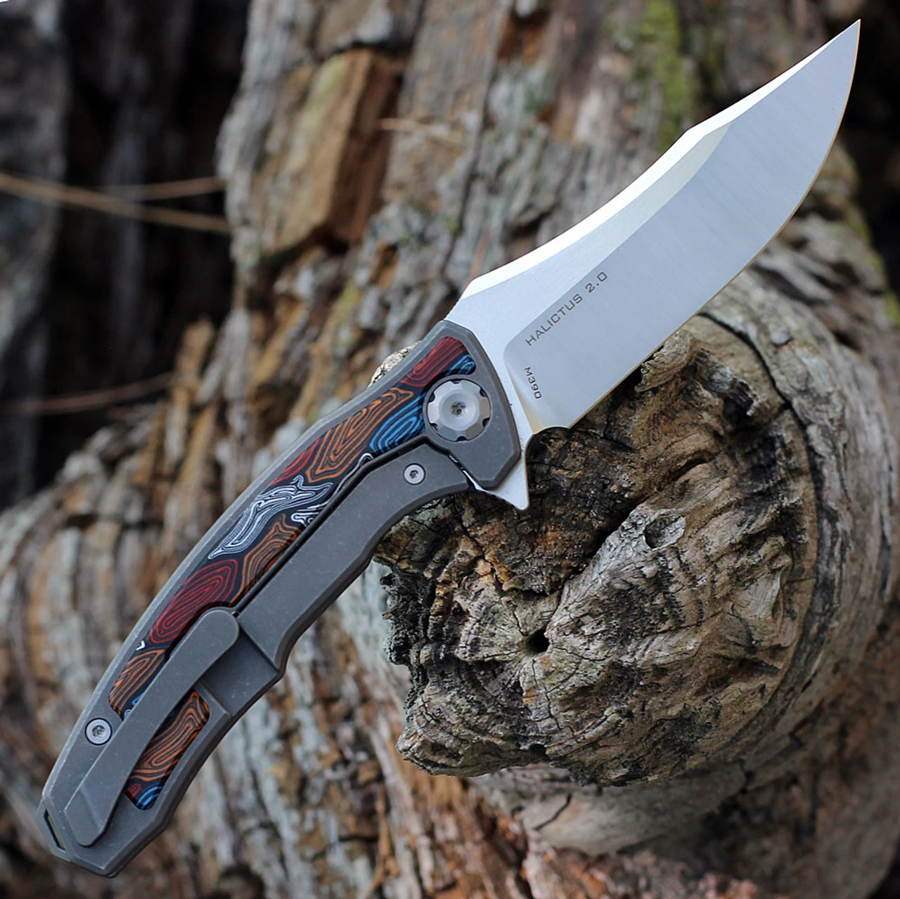 Maxace Halictus 2.0 - Gray Ti /G10 (3.8" M390 Satin) MHLT203 4 Maxace Halictus 2.0 - Gray Ti /G10 (3.8" M390 Satin) MHLT203 - Image 2