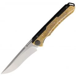 Maxace Kestrel Front Flipper - Mokume Ti (3.75" M390 Satin) MKT205