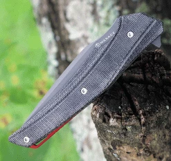 Maxace Knives Ranger MGR04, 3.86" XW42 Gray Plain Blade, Ash Black Micarta Handle -Knives Sales MAXMRG04.4 54602.1626900611