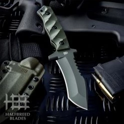 Halfbreed MCK-02 Medium Clearance Knife Ranger Green G10 (4.5" Ranger Green Recurve) MCK-02 OD