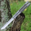 Maxace Obsidian Balisong Gray Ti / CF (4" CPM-S90V Tanto) MCO04 -Knives Sales MCO04 85050.1625771262