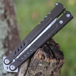 Maxace Pelican-M Balisong Ti SW (3.54" M390 Satin) MCPM03 -Knives Sales MCPM03 49297.1659020730