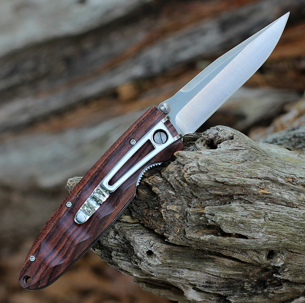 Mcusta Japan Basic Folding Knife Rosewood (3.3" VG-10 Satin) MC-0014R 4 Mcusta Japan Basic Folding Knife Rosewood (3.3" VG-10 Satin) MC-0014R - Image 2