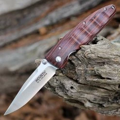 Mcusta Japan Basic Folding Knife Rosewood (3.3" VG-10 Satin) MC-0014R