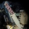 Halfbreed MCK-01 Medium Clearance Knife Dark Earth G10 (4.5" Tan Spear Point) MCK-01 DE