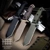 Halfbreed MIK-02 Medium Infantry Knife Ranger Green G10 (5.3" Green Partially Serr) MIK-02 OD -Knives Sales MIK 02 Blk DE OD 90800.1646684280.1280.1280 06781.1646685225.1280.1280 90682.1646686384