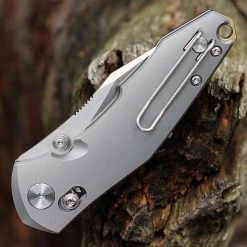 GiantMouse ACE NAZCA Titanium (3.15" M390 Satin)-NAZCA-Titanium -Knives Sales NAZCA TI.2 76948.1661281911