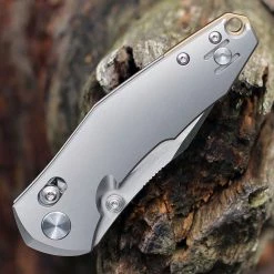 GiantMouse ACE NAZCA Titanium (3.15" M390 Satin)-NAZCA-Titanium -Knives Sales NAZCA TI.3 63208.1661281911