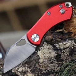 GiantMouse ACE Nibbler Red Aluminum Folding (2" N690 )-NIBBLER-ALU-RED