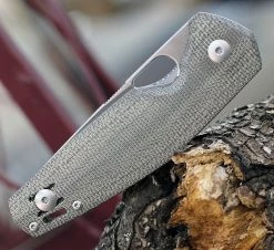 GiantMouse ACE Nimbus V2 - Green Micarta (3" ELMAX Satin) NIMBUS-V2-GRN-Micarta -Knives Sales NIMBUS V2 GRN MICARTA.3 93188.1615920767