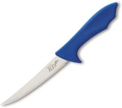 Outdoor Edge 6.0 ReelFlex Fillets RF-60C, 6.0" German 4116 Stainless Plain Blade, Nonslip Rubberized TPR Handle