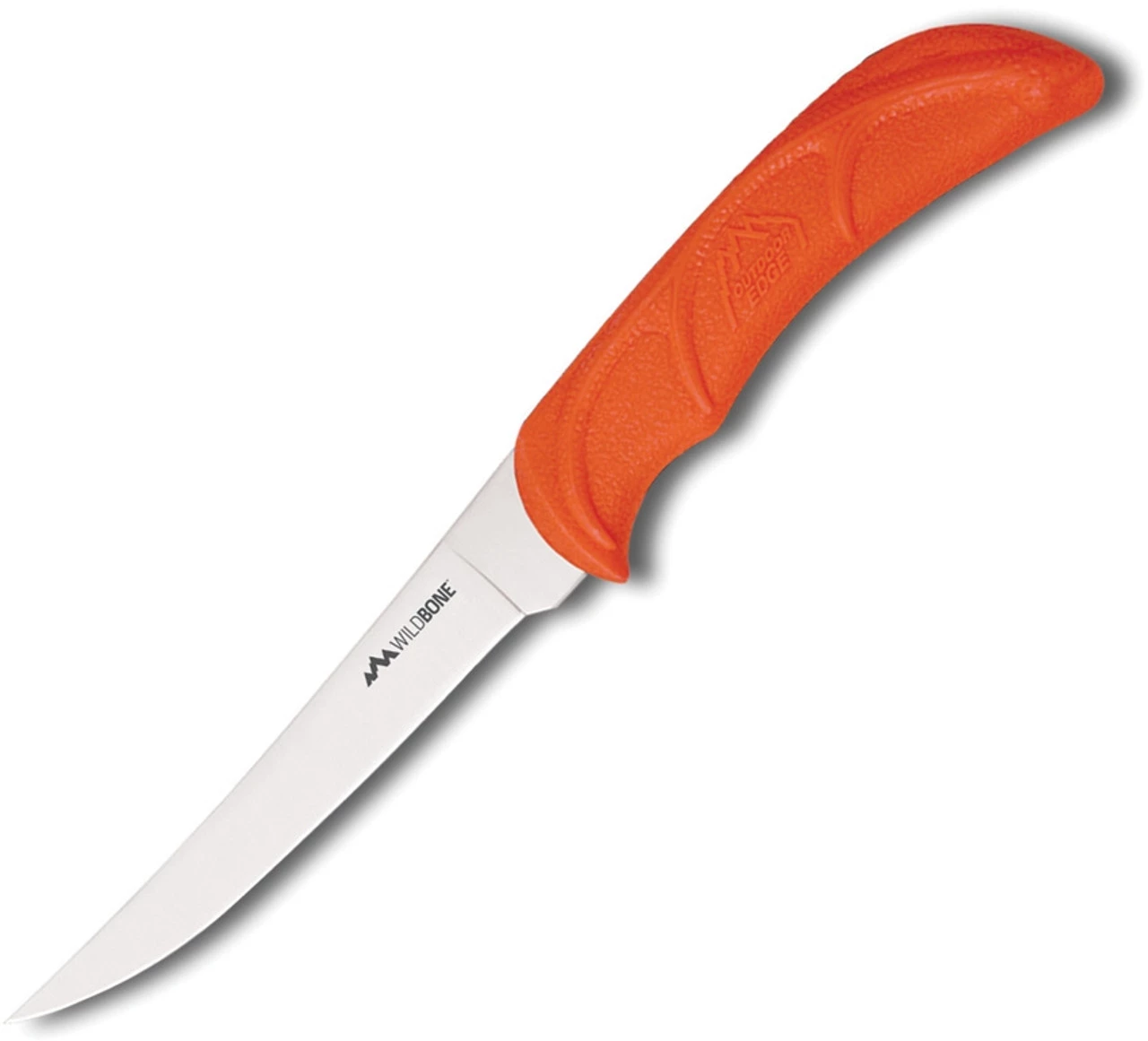 Outdoor Edge Wildgame - Orange TPR (5.0" 420J2 Satin) WGB-50C 3 Outdoor Edge Wildgame - Orange TPR (5.0" 420J2 Satin) WGB-50C