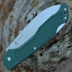 Ontario Camp Plus Folders Santoku Knife - Dark Green GFN (4.25" Santoku Blade) 4305 -Knives Sales ON4305.2 29543.1652111789