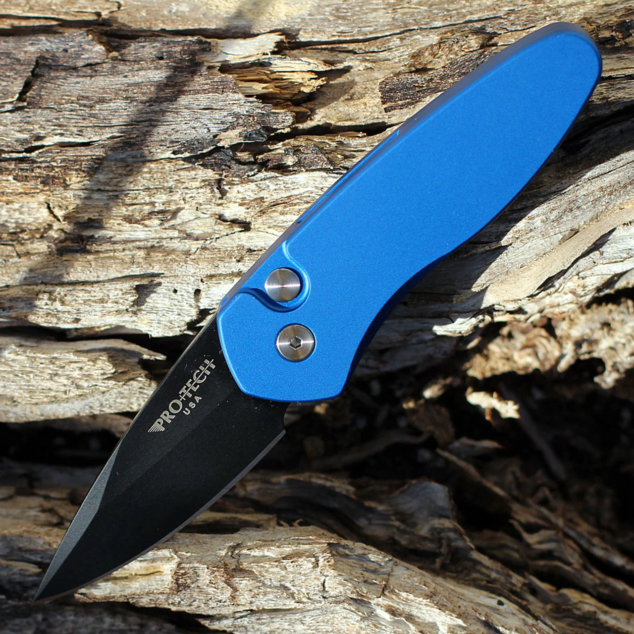 Pro-Tech Sprint Auto - Blue Alum. (1.95" S35VN Blk) 2907-BLUE 3 Pro-Tech Sprint Auto - Blue Alum. (1.95" S35VN Blk) 2907-BLUE