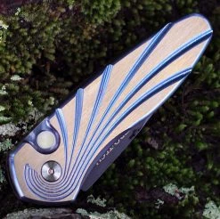 Pro-Tech Sprint Automatic - 3D Titanium (1.95" S35VN Blk DLC ) 2952 -Knives Sales PT2952 25270.1661364832