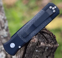 Pro-Tech Godson Automatic - Blk / Carbon Fiber (3.15" Blk) 705 -Knives Sales PT705.2 34300.1637180575