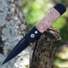Pro-Tech Godson Automatic - Blk / Maple Burl Wood (3.15" Blk) 707 -Knives Sales PT707.2 63517.1637246340