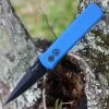 Pro-Tech Godson Automatic Blue Alum (3.1" 154CM DLC Blk) 721-BLUE -Knives Sales PT721 BLUE 06599.1643745156