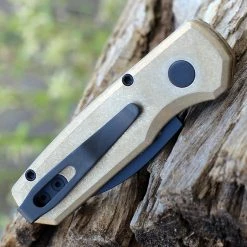 Pro-Tech Runt 5 Automatic SW Bronze Alum (1.9" 20CV Blk DLC) R5112 -Knives Sales PTR5112.2 81380.1650914091