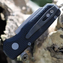 Pro-Tech Runt 5 Automatic - Textured Blk (1.9" 20CV SW Reverse Tanto) R5205 -Knives Sales PTR5205.2 81088.1632767438