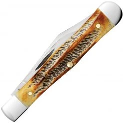 Case Small Swell Center Jack 65326 BoneStag (6.5225 1/2 SS) -Knives Sales Product 93409 09895.1657130673