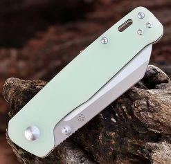 QSP Penguin - Jade G-10 (3" D2 Two-Tone Satin) QS130-V -Knives Sales QS130V.2 18884.1647456095