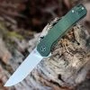 QSP Osprey Flipper Green Micarta (3.3" 14C28N Satin) QS139-C 2 QSP Osprey Flipper Green Micarta (3.3" 14C28N Satin) QS139-C -Knives Sales QS139C.1 15074.1648306579
