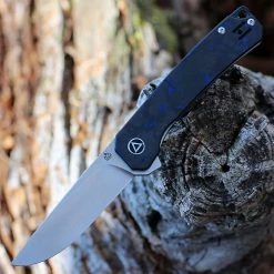 QSP Osprey - G10/CF Blue (3.25"14C28N Satin) QS139-G1
