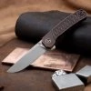 QSP Osprey Flipper Copper SW (3.3" 14C28N Satin) QS139-E1 -Knives Sales QS139e 1 51545.1651870188