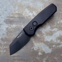 Pro-Tech Runt 5 Automatic - Smooth Blk (1.9" 20CV Blk Reverse Tanto) R5203