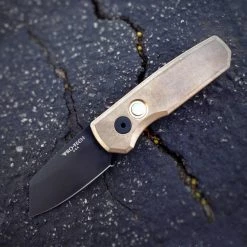 Pro-Tech Runt 5 Automatic - Smooth SW Bronze (1.9" 20CV Blk Reverse Tanto) R5212