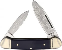 Rough Ryder Patriot Canoe - Navy Synthetic (3.6" SS Spear) RR2029