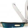 Rough Ryder Trapper - Blue / Blk Bone (3.12" 440A) RR2115 1 Rough Ryder Trapper - Blue / Blk Bone (3.12" 440A) RR2115 -Knives Sales RR2115 78947.1636144365