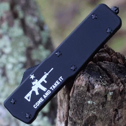 Templar Premium Lightweight Small OTF -Alum. Blk CATI (3" D2 Blk Drop Point) SA-AR15-32-1 -Knives Sales SAART15.1 25869.1634832894