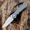 Chris Reeve Small Inkosi, 2.75" CPM S45VN Stonewashed Drop Point Blade (SIN-1000)