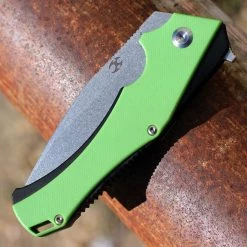 Kansept Hellx - Lime Green G10 / Blk Stainless (3.6" D2 SW) T1008A5 -Knives Sales T1008A5.1 89359.1644962242