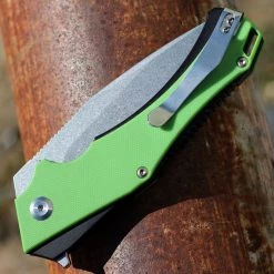 Kansept Hellx - Lime Green G10 / Blk Stainless (3.6" D2 SW) T1008A5 -Knives Sales T1008A5.2 55322.1644962242