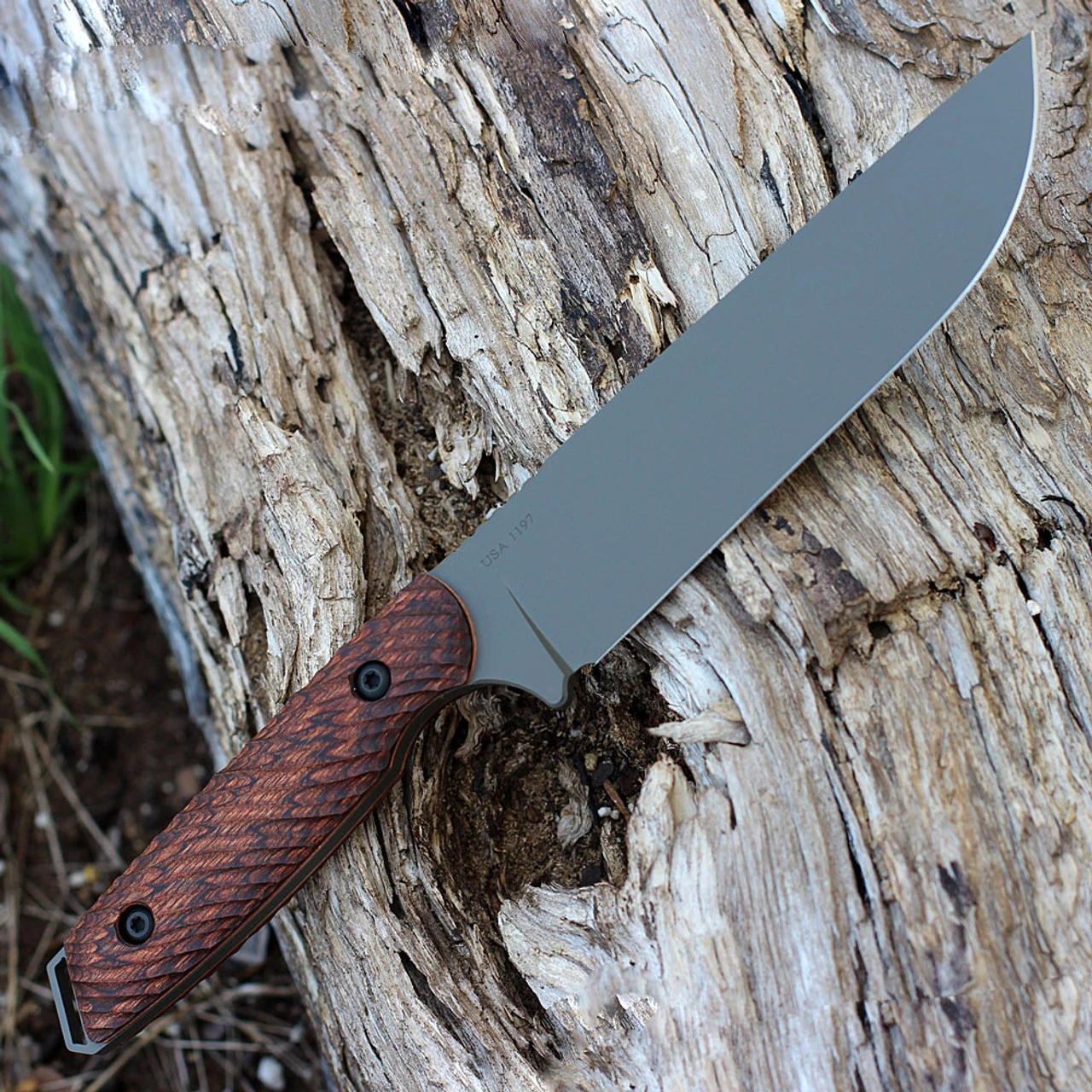 Toor Knives Field 1.0 Spanish Moss - Walnut Dynamic Fluting (6.0" CPM 154) 4 Toor Knives Field 1.0 Spanish Moss - Walnut Dynamic Fluting (6.0" CPM 154) - Image 2