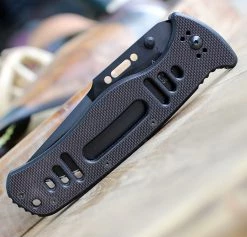 Tops FKMD & T.O.P.S. USA Collaboration FX-CQT-747, 4.5" N690Co Steel Black Clip Point Blade, G-10 Handle -Knives Sales TPCQTM747.4 48943.1582061373