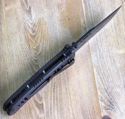 Tops FKMD & T.O.P.S. USA Collaboration FX-CQT-747, 4.5" N690Co Steel Black Clip Point Blade, G-10 Handle -Knives Sales TPCQTM747 80846.1582061373