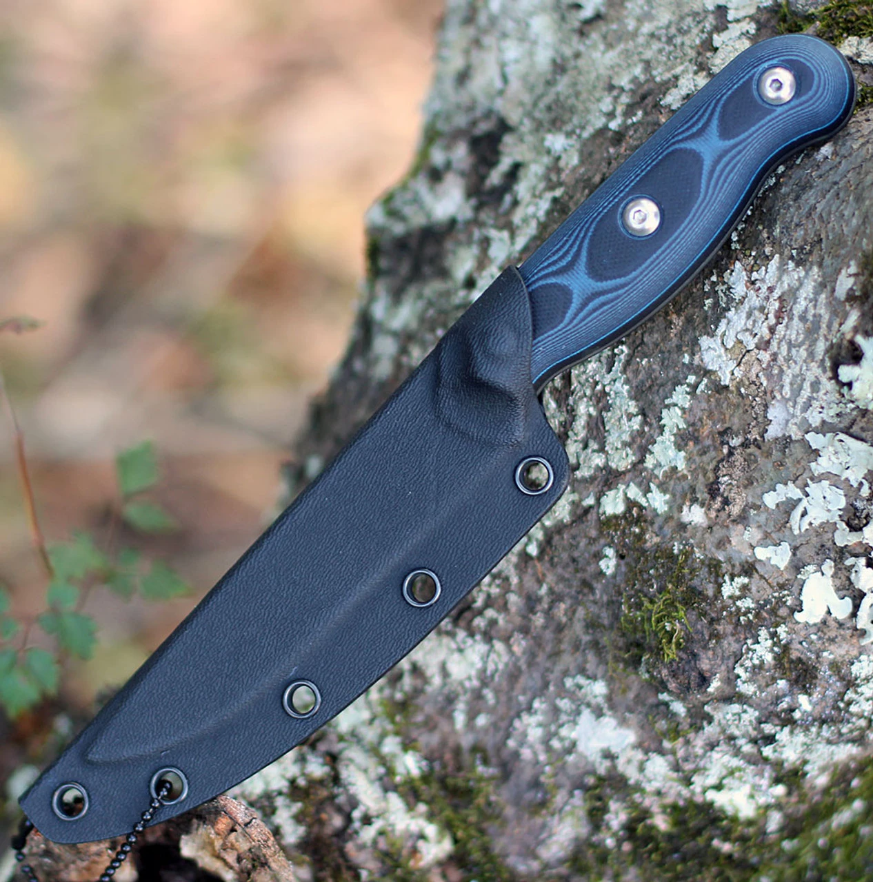 Tops Knives Dicer 4 Steak Knife DCR4-01, 4.38" CPM S35VN Tumble Blade, Blue/Black G10 Handle 5 Tops Knives Dicer 4 Steak Knife DCR4-01, 4.38" CPM S35VN Tumble Blade, Blue/Black G10 Handle - Image 3