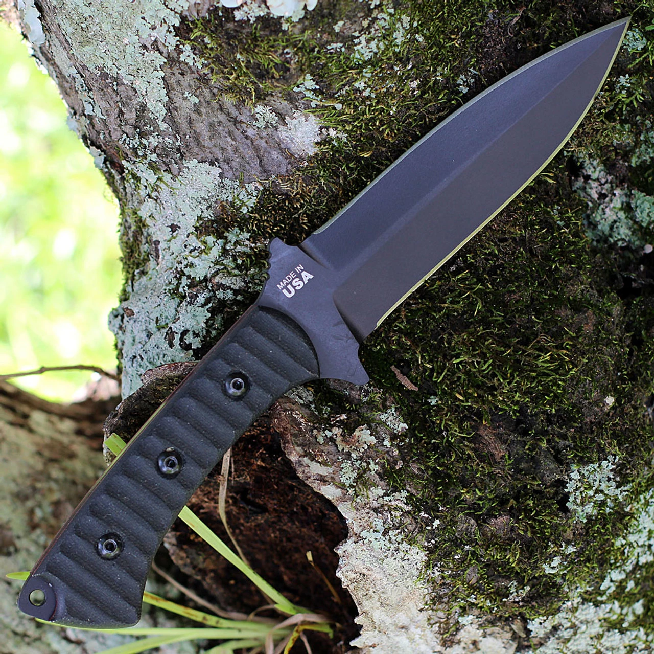 TOPS Knives Szabo Express Double Edge - Blk Mic (5.63" 1095)TPSZEX02 4 TOPS Knives Szabo Express Double Edge - Blk Mic (5.63" 1095)TPSZEX02 - Image 2
