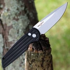 Pro-Tech TR-3 LEFT Auto - Blk Alum. (3.5" 154CM SW) TR-3 L-1