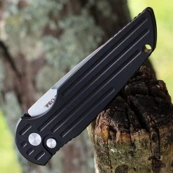 Pro-Tech TR-3 LEFT Auto - Blk Alum. (3.5" 154CM SW) TR-3 L-1 -Knives Sales TR 3 L 1 51023.1658508219