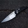 Pro-Tech TR-5 Custom Automatic Blk "Fish Scale" (3.3" Irie Hand Compound) T5451 -Knives Sales TR 5 Irie 75087.1647878942