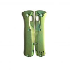 Flytanium Limited Edition "Terra Firma" Ti Crossfade Scales - MINI Bugout Benchmade