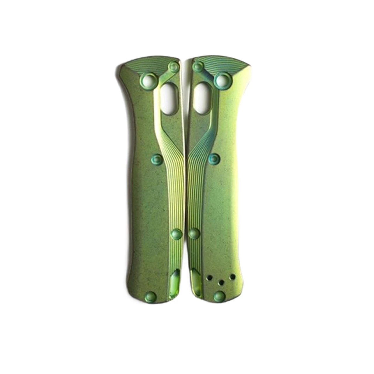 Flytanium Limited Edition "Terra Firma" Ti Crossfade Scales - MINI Bugout Benchmade 3 Flytanium Limited Edition "Terra Firma" Ti Crossfade Scales - MINI Bugout Benchmade