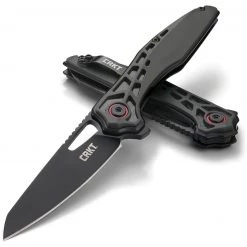 CRKT Thero Linerlock CR6290, 3.083" 8Cr14MoV Plain Blade, Black Glass Reinforced Nylon Handle -Knives Sales Thero Linerlock 3 95520.1579286292