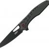 CRKT Thero Linerlock CR6290, 3.083" 8Cr14MoV Plain Blade, Black Glass Reinforced Nylon Handle -Knives Sales Thero Linerlock 22327.1579286292